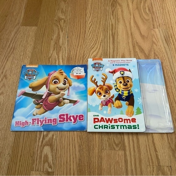 Paw Patrol Book Bundle Lot High Flying Skye Pawsome Christmas Kids Children - Picture 2 of 3